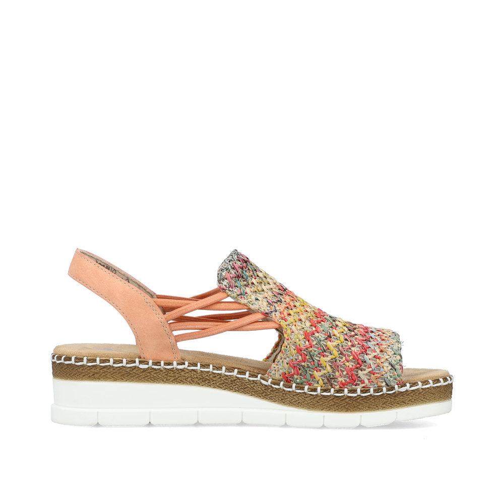 Rieker Women's V1241-90 Sandals Multi