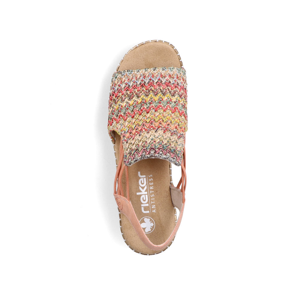 Rieker Women's V1241-90 Sandals Multi