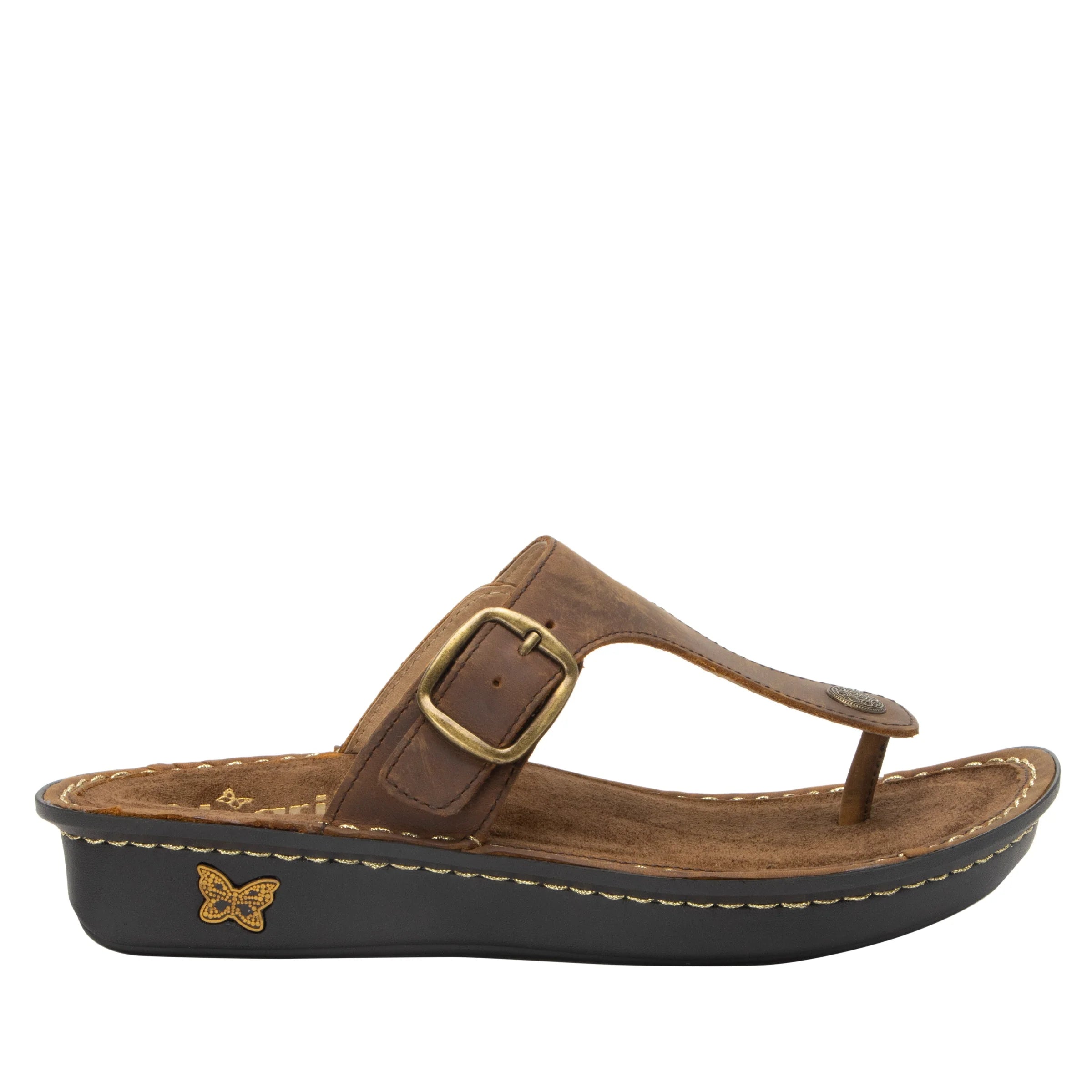 Alegria Women's Vella Sandals Oiled Brown