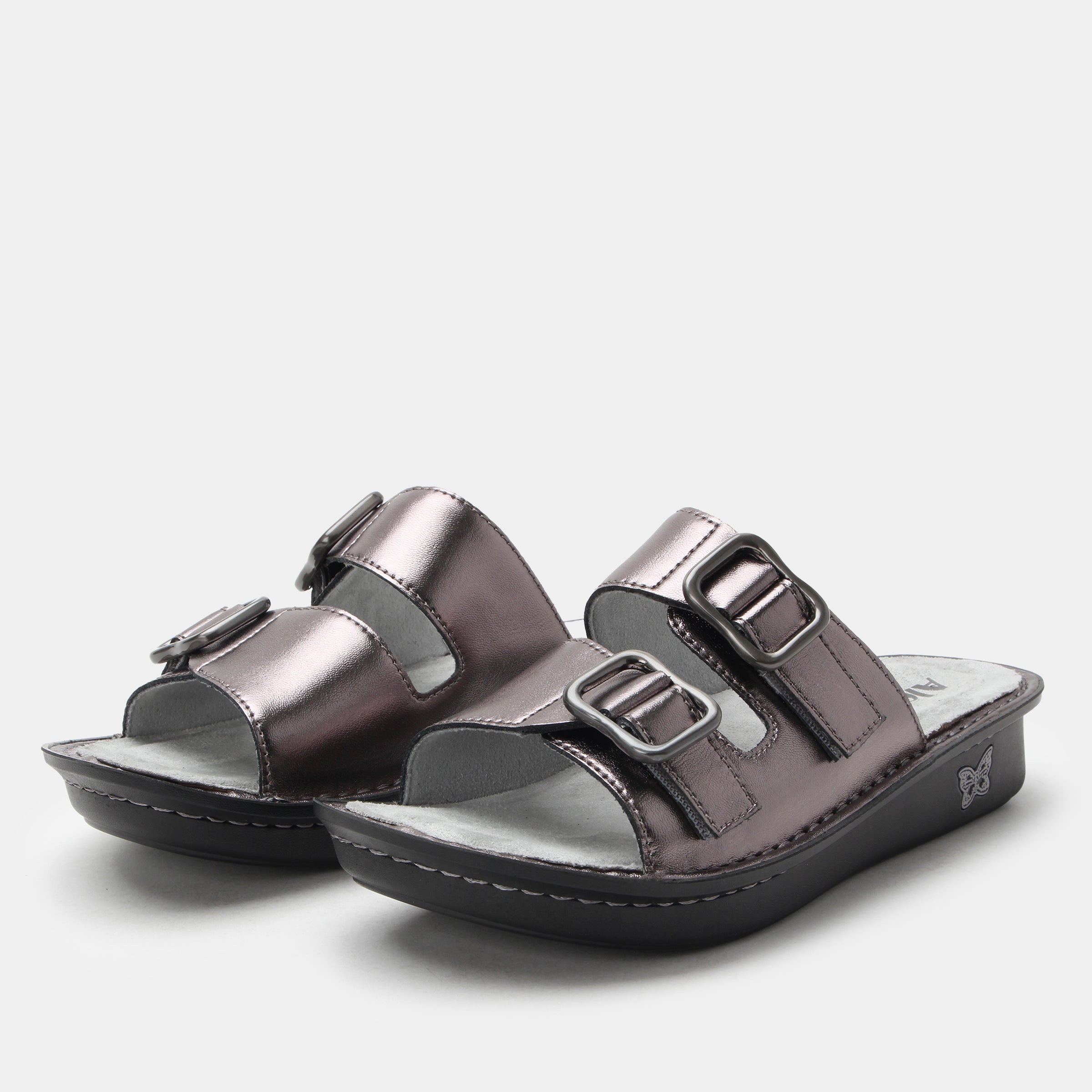 Alegria Women's Verah Sandals Pewter Power