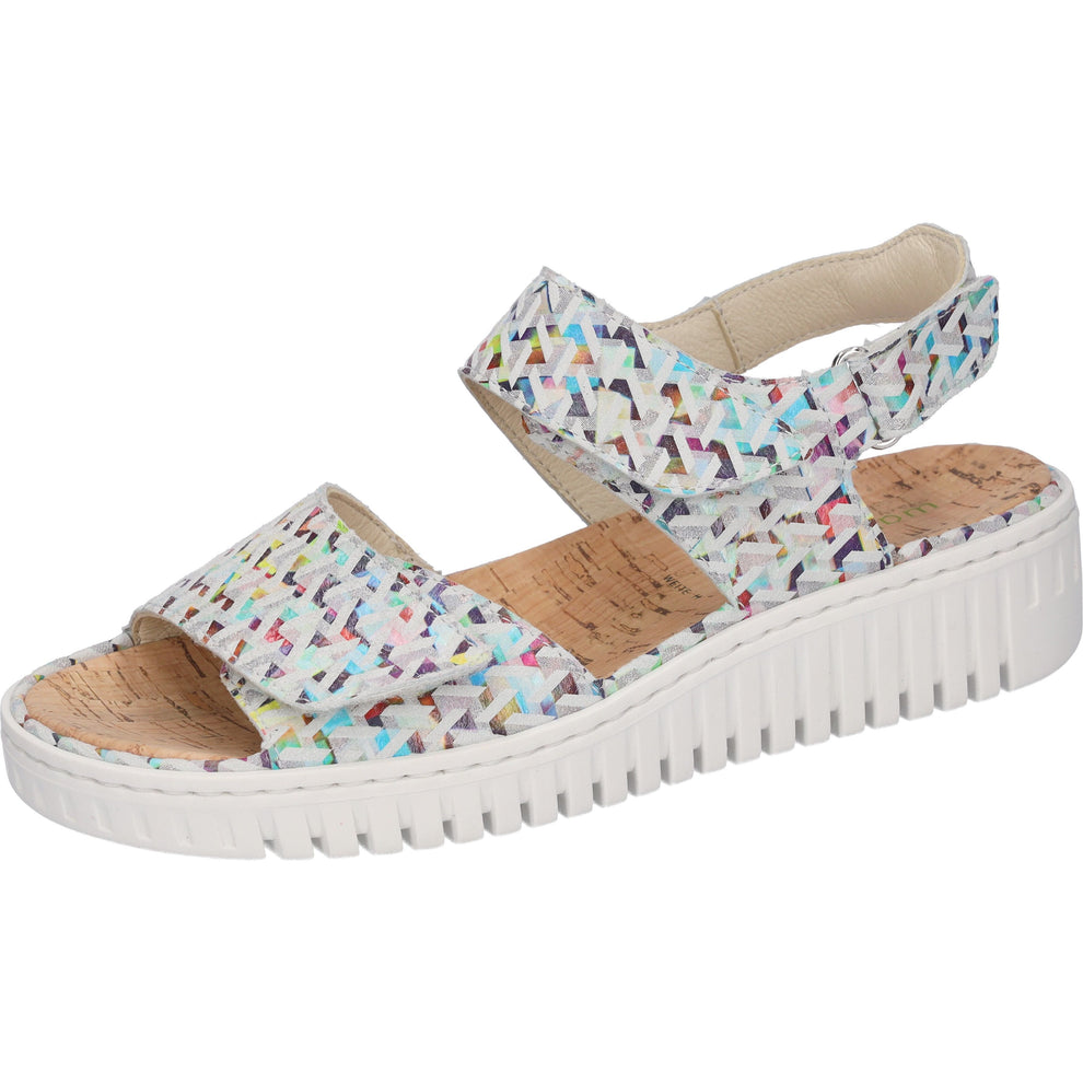 Waldlaufer Women's H-Willow Sandals Stoner Multi
