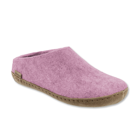 Glerups Slip-On Slippers Flower Leather