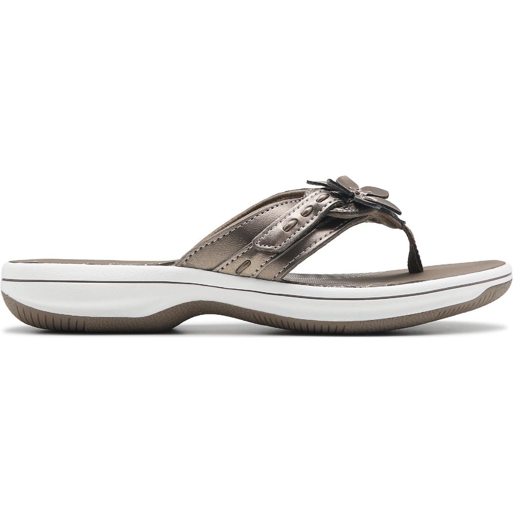 Clarks Women's Breeze Opal Sandals Pewter
