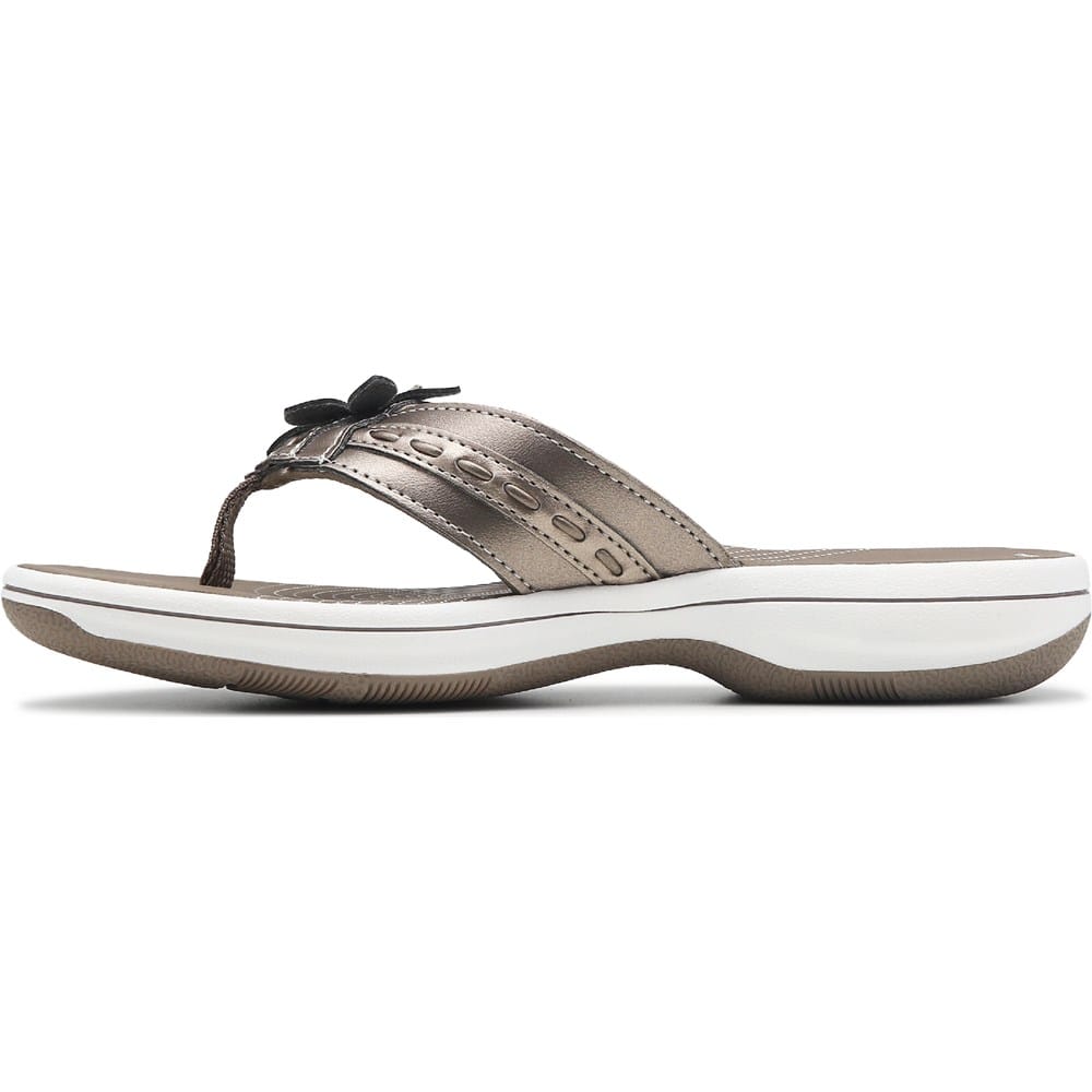 Clarks Women's Breeze Opal Sandals Pewter