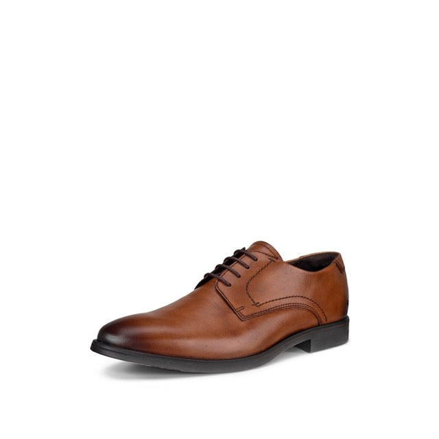 ECCO Men's Melbourne Lace-Up Dress Shoes Amber