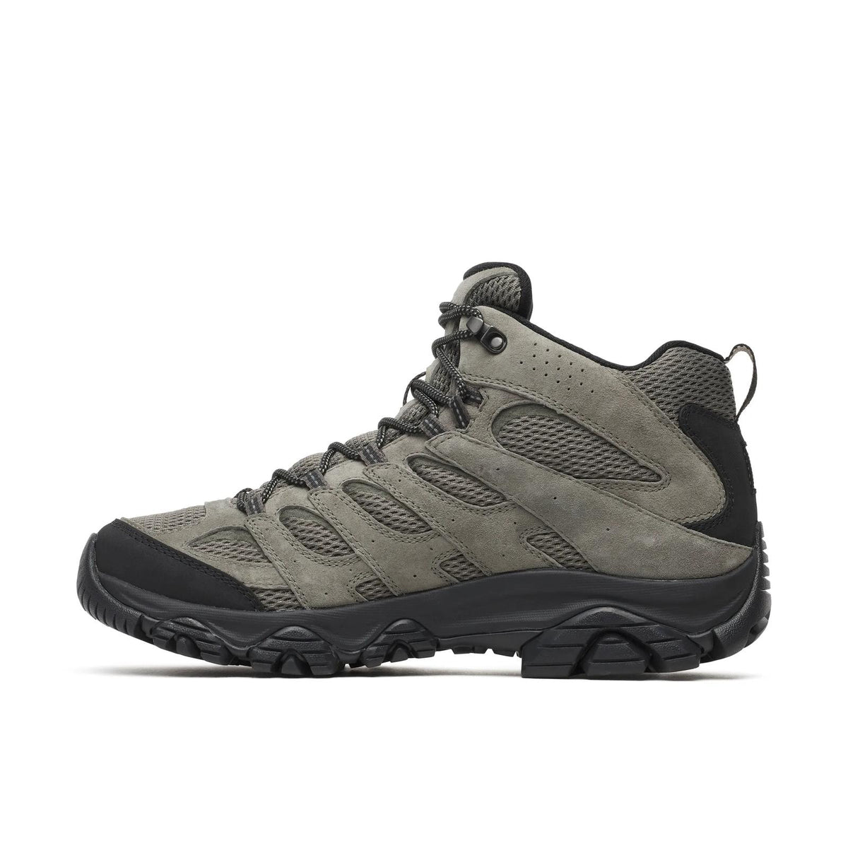 Merrell Men's Moab 3 Mid Waterproof Hiking Boots Talus/Black