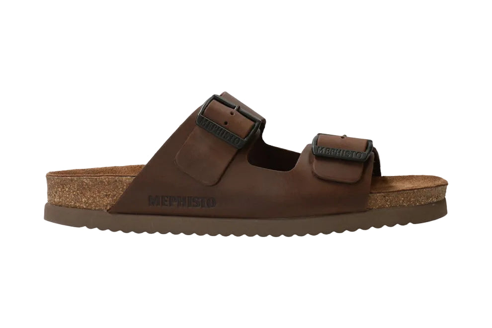 Mephisto Men's Nerio Sandals Dark Brown