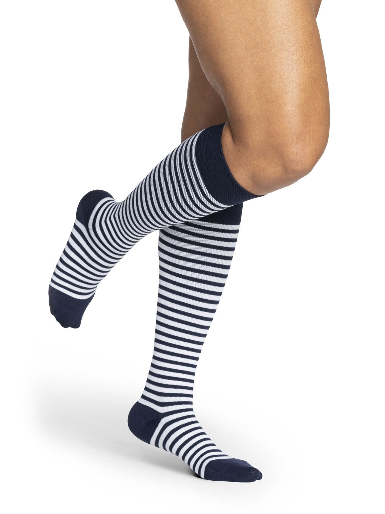 Sigvaris 830 Microfiber Pattern Compression Socks 20-30 mmHg Calf High for Female Closed Toe