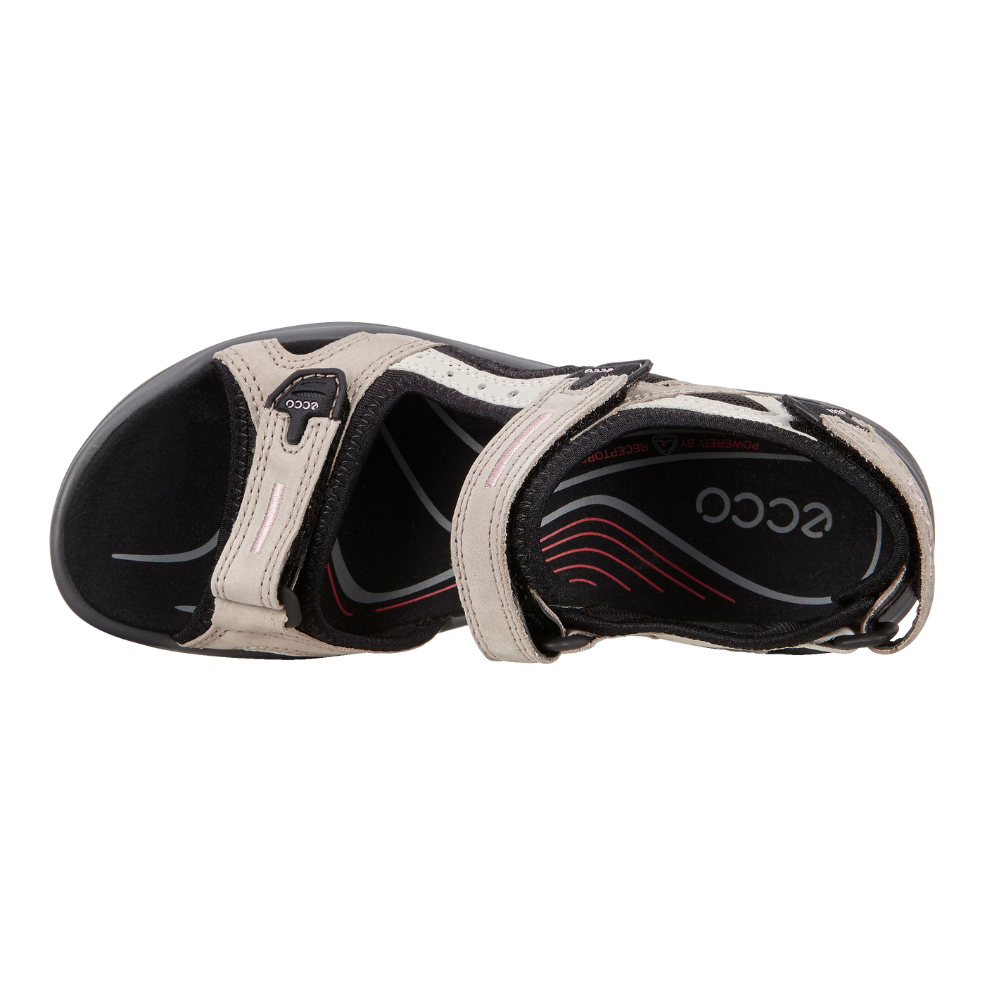 ECCO Women's Yucatan Sandals Atmosphere/Ice