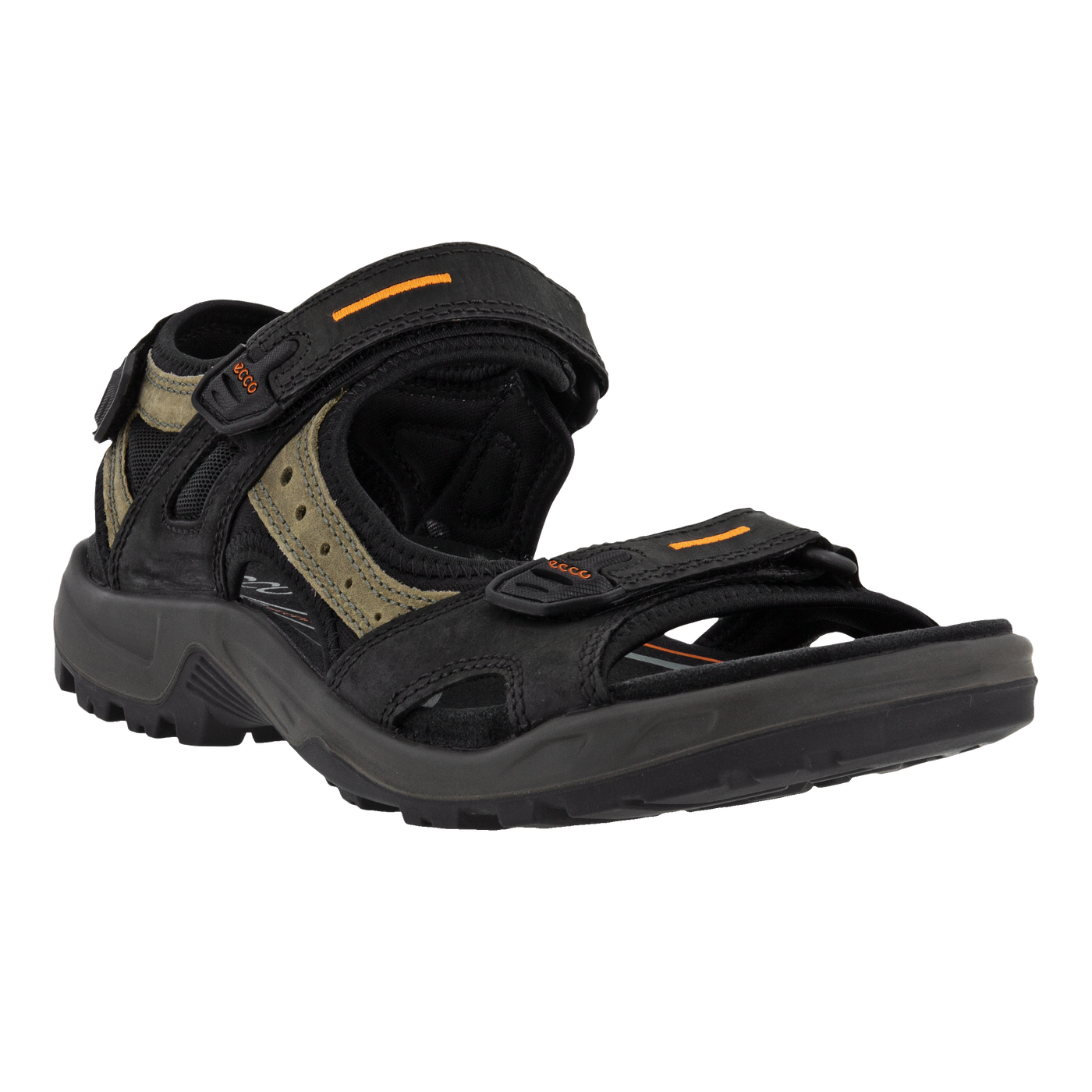 ECCO Men's Yucatan Sandals Black/Mole