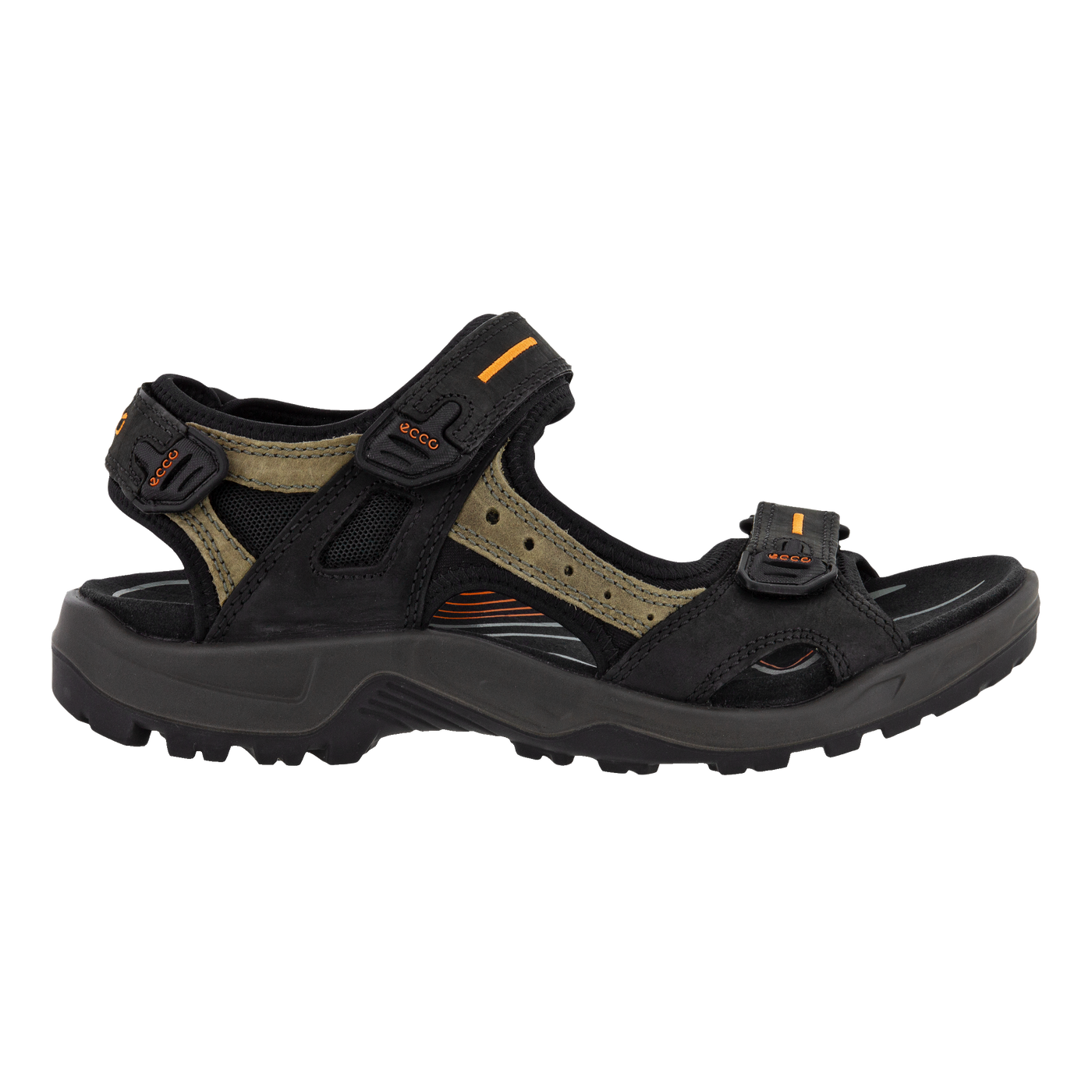 ECCO Men's Yucatan Sandals Black/Mole