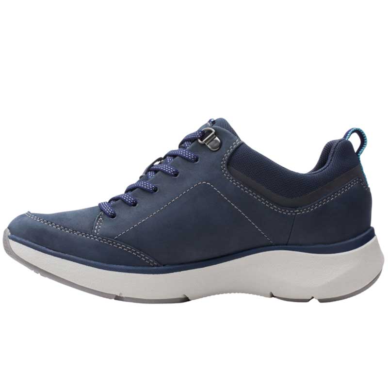 Clarks Women's Wave 2.0 Lace Waterproof Sneakers Navy