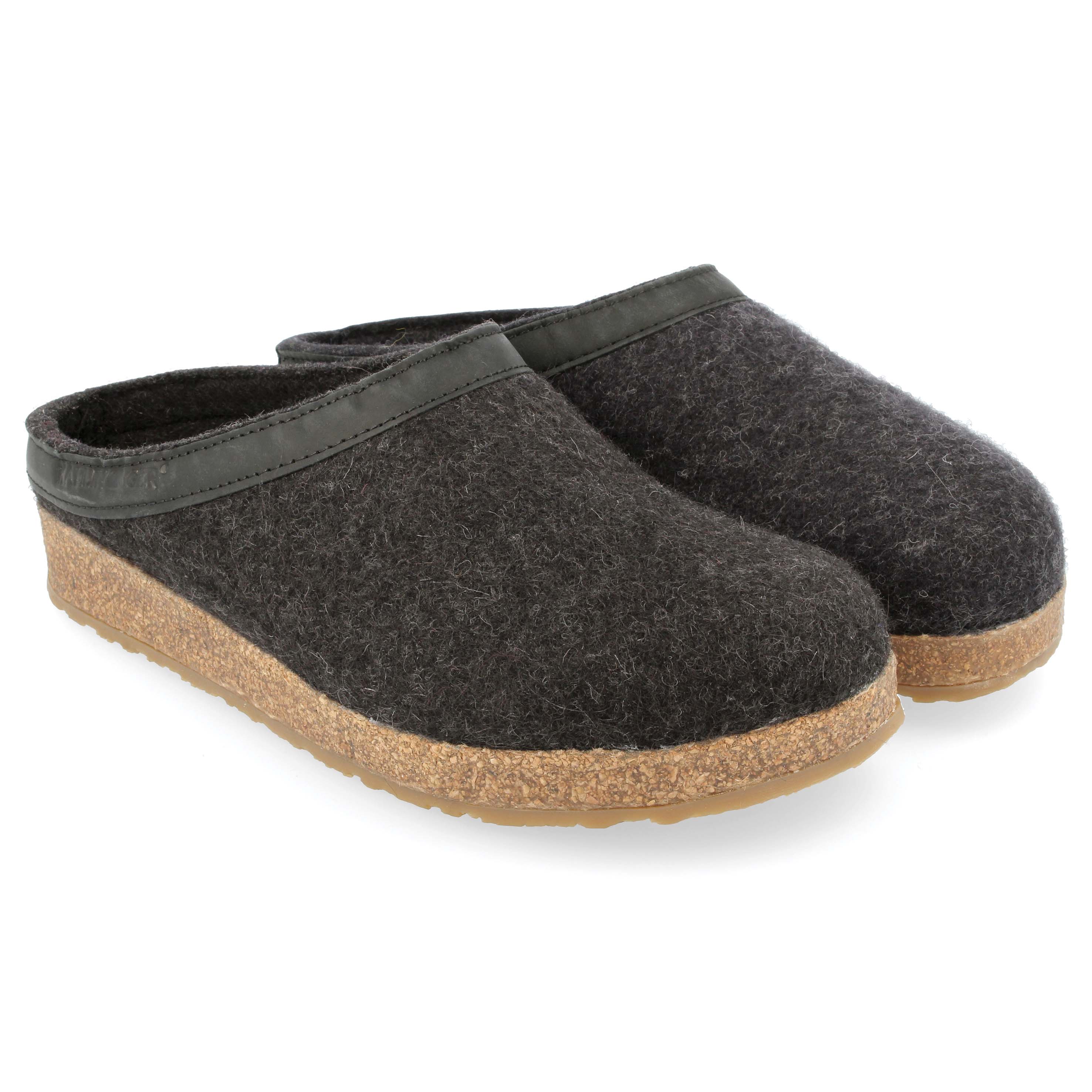 Haflinger GZL Slippers Charcoal