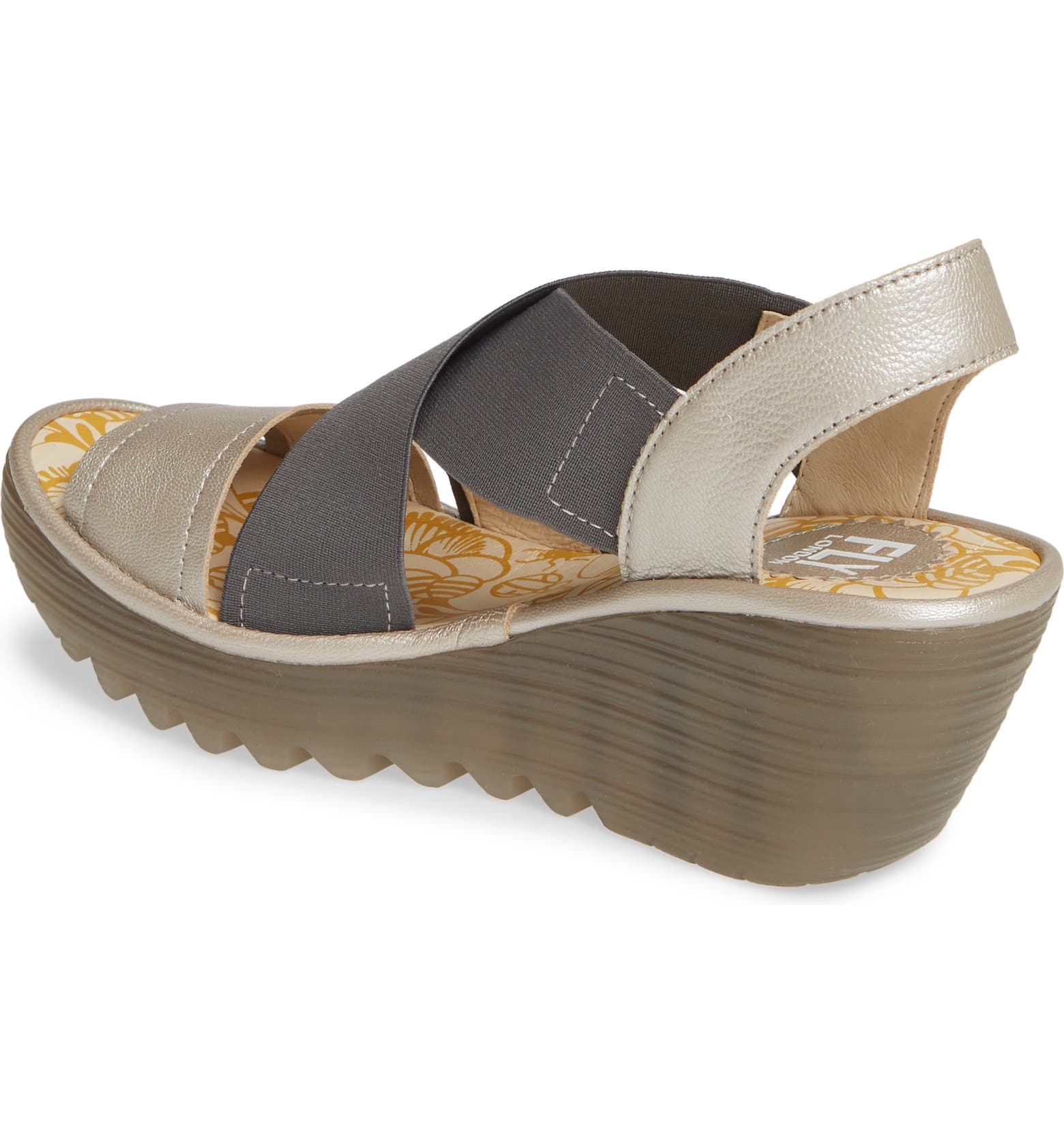 Fly London Women's YAJI888FLY Sandals Silver
