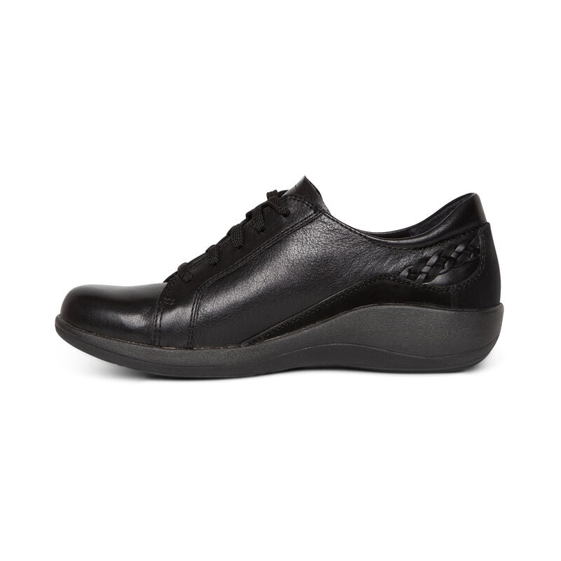 Aetrex Women's Dana Lace Up Oxford Black