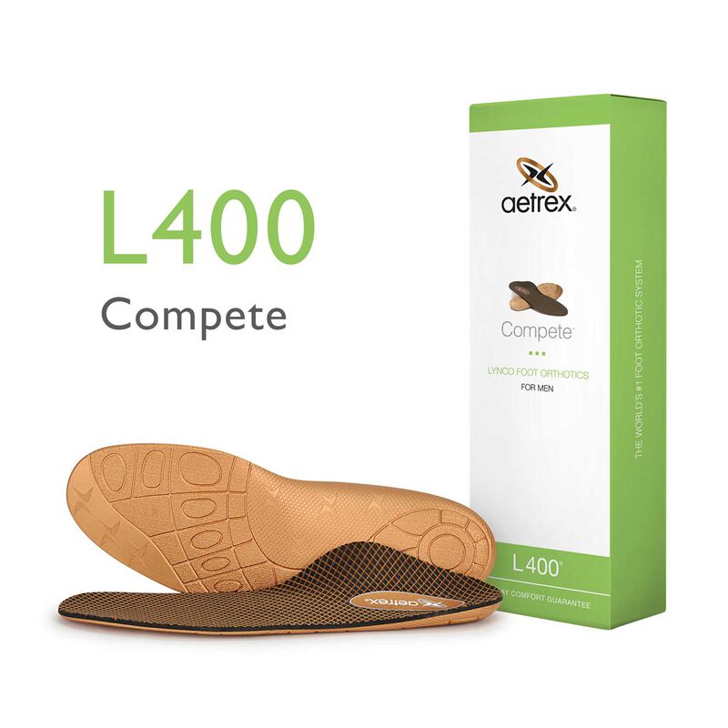 Aetrex Men's Compete Orthotics - Insoles for Active Lifestyles