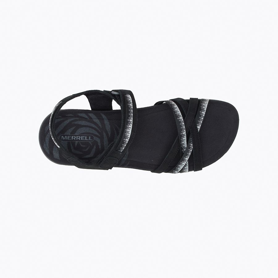 Merrell Women's Terran 3 Cush Cross Sandals Black