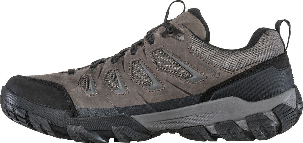 Oboz Men's Sawtooth X Low Waterproof Hiking Shoes Charcoal