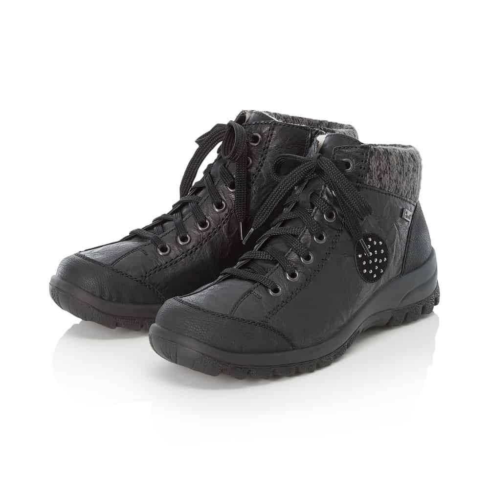 Rieker Women's L7110-01 Boots Black