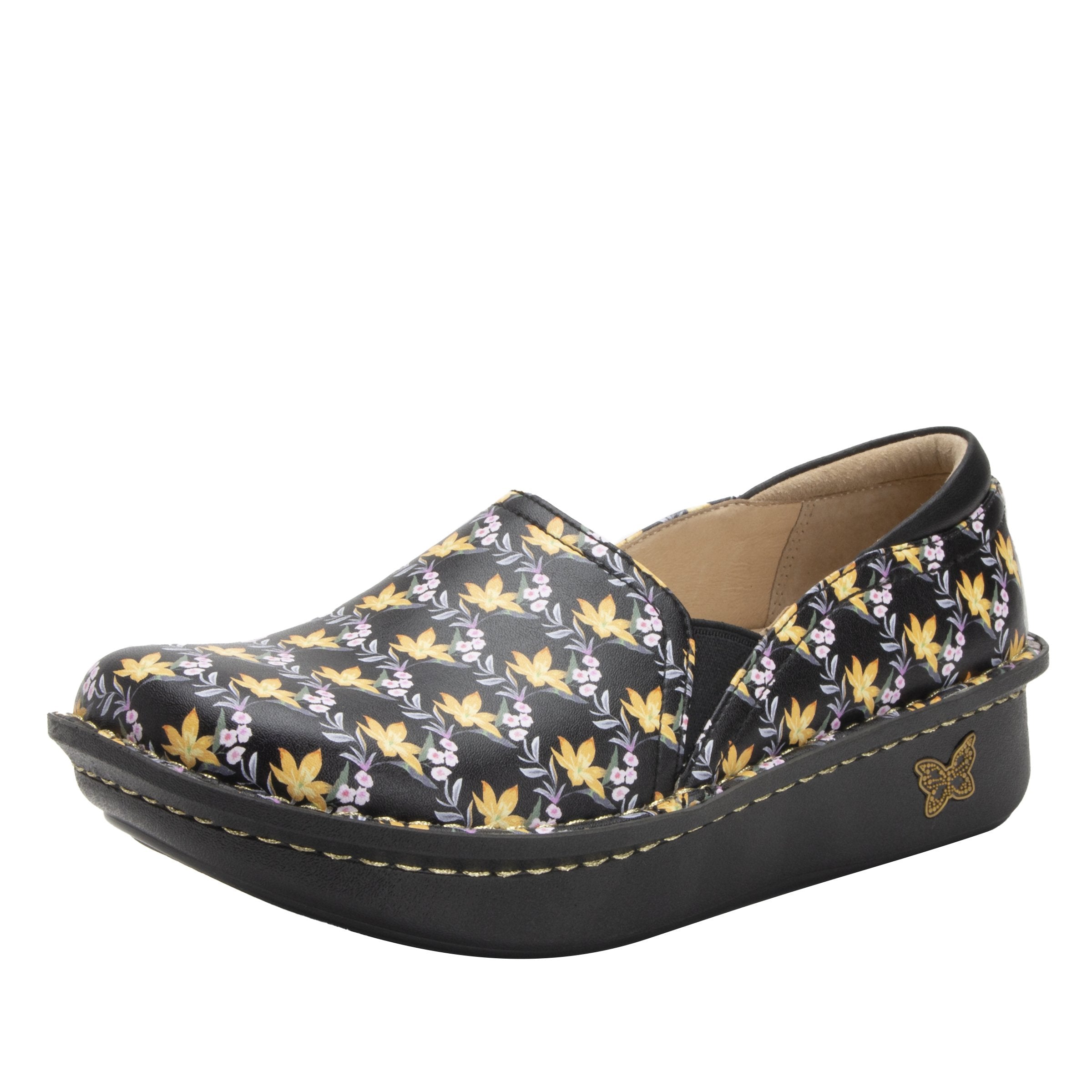 Alegria Debra Clogs Aloha Black