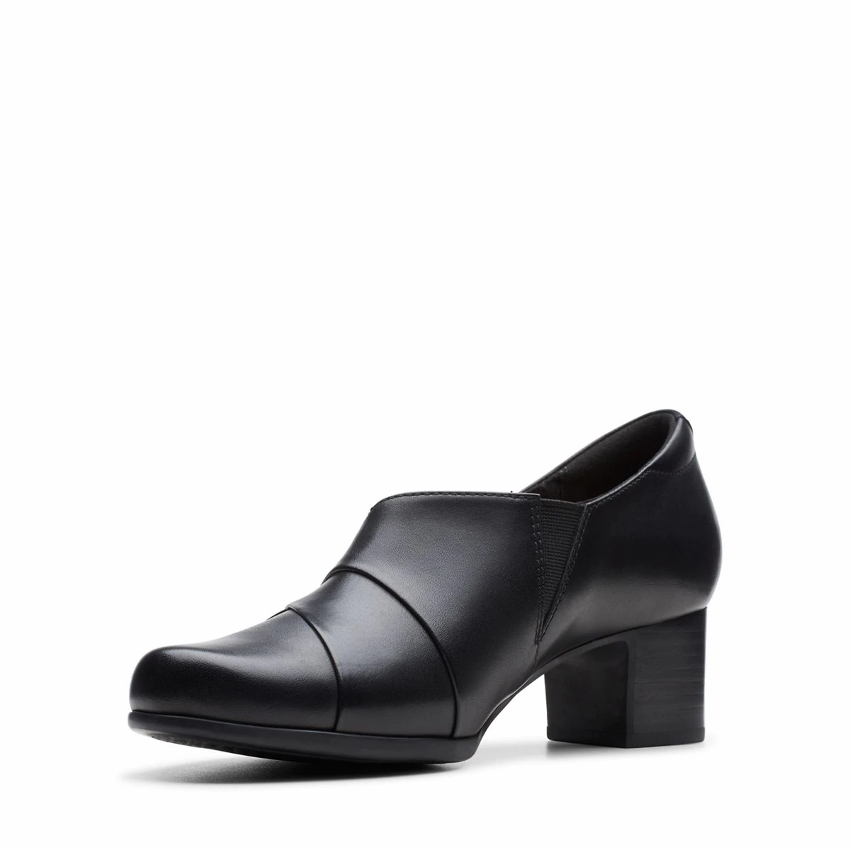 Clarks Women's Un Damson Adele Wide Black
