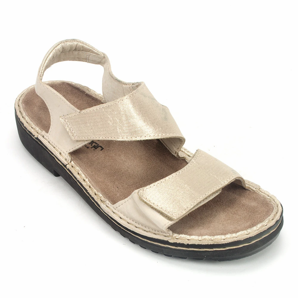 Naot Women's Enid Sandals Gold Threads