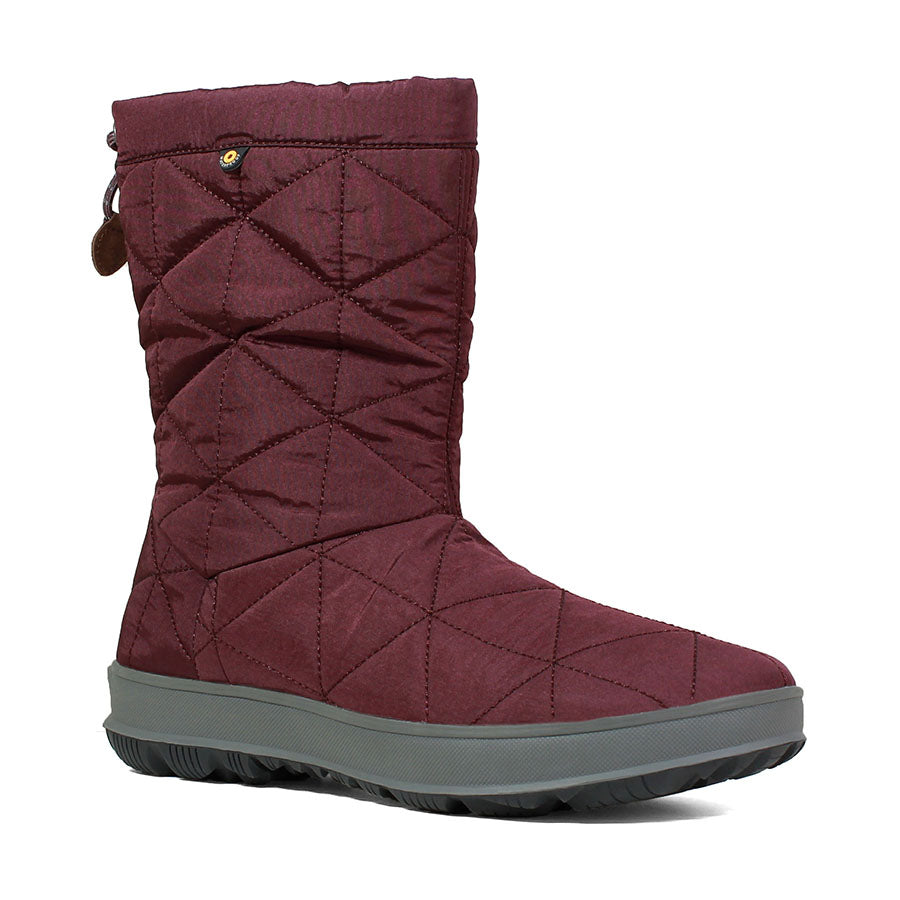 BOGS Women's Snowday Boots Mid Wine