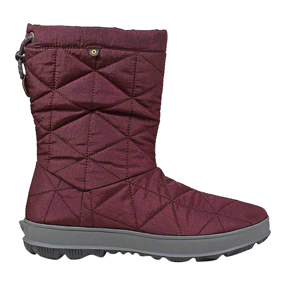 BOGS Women's Snowday Boots Mid Wine