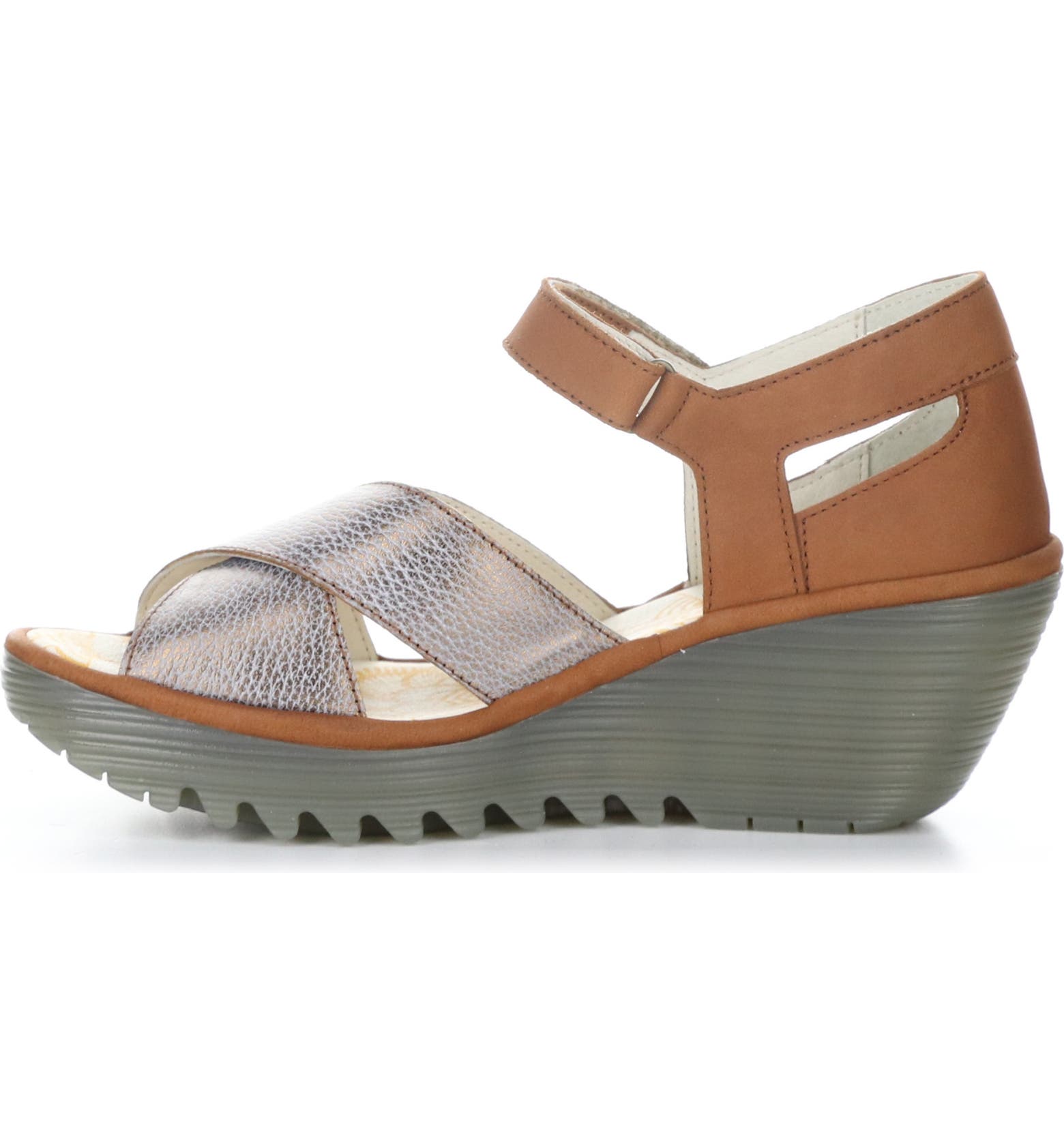 Fly London Women's Yent Sandals Bronze/Tan
