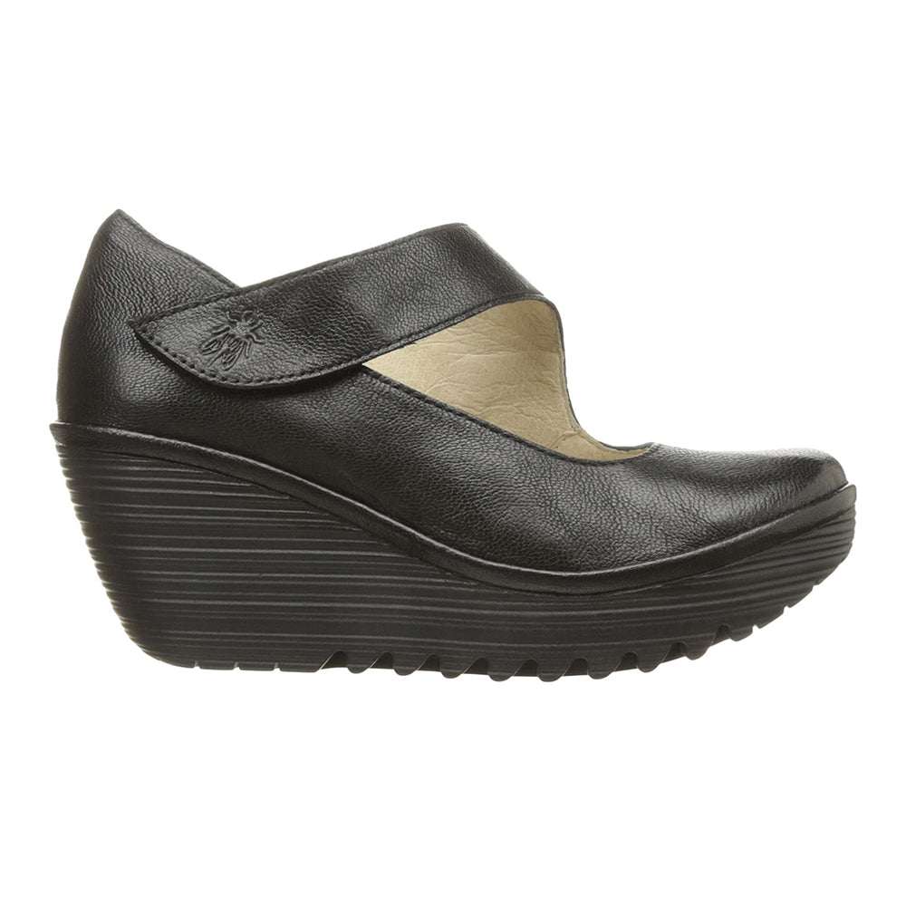 Fly London Women's YASI682FLY Casual Shoes Mousse Black