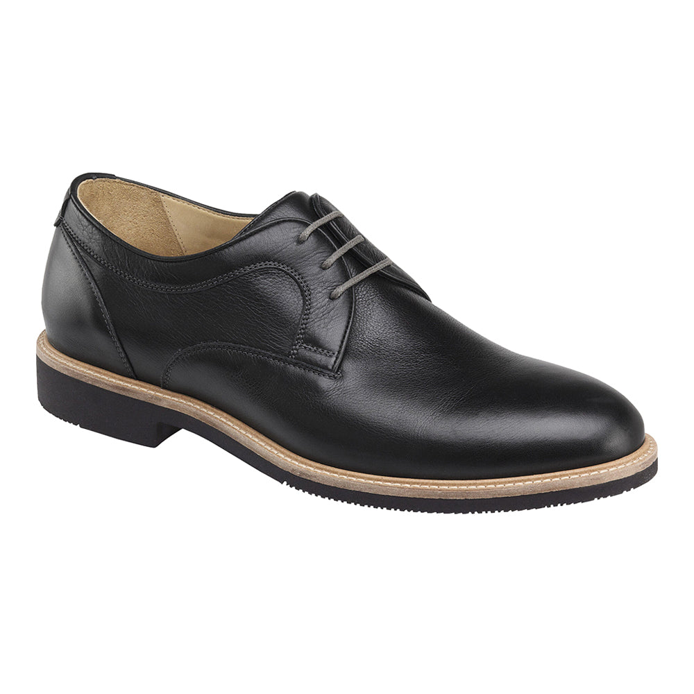 Johnston & Murphy Barlow Dress Shoes Plain Toe Wide Black