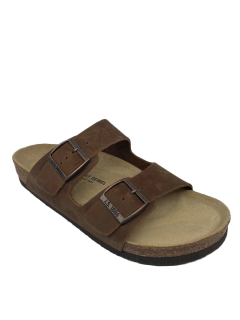 Josef Seibel Men's Michael 01 Sandals Brown Oiled Nubuck