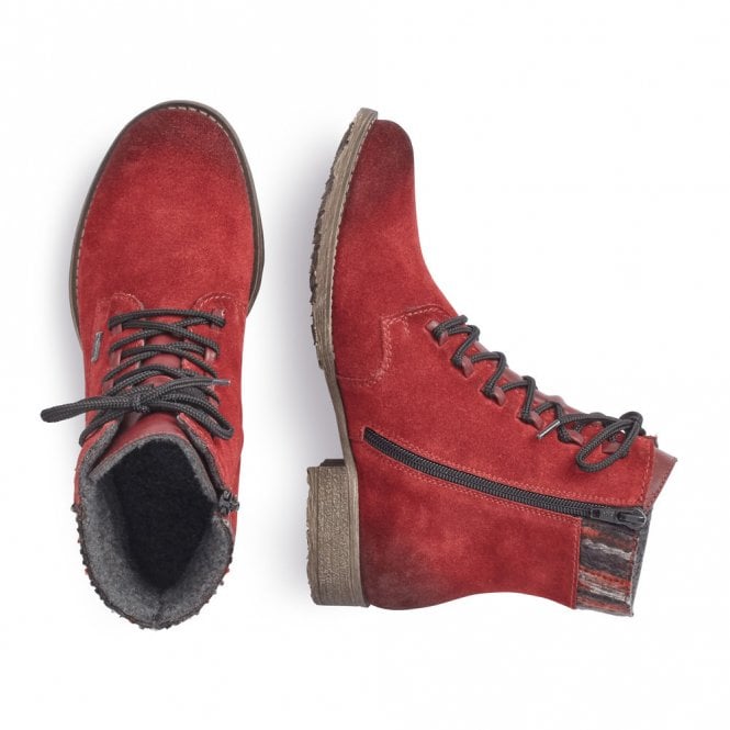 Rieker Women's 70840-35 Boots Red