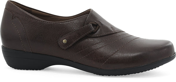 Dansko Women's Franny Casual Shoes Chocolate Burnished Calf
