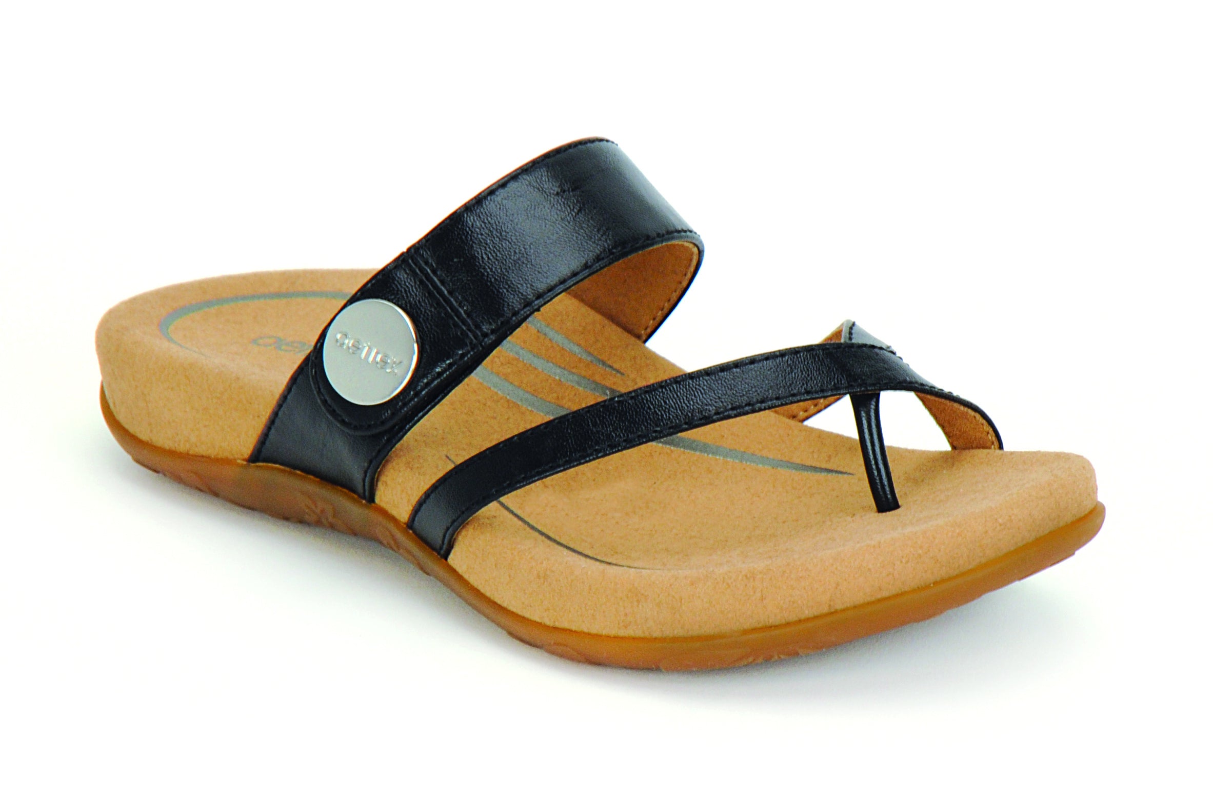 Aetrex Women's Izzy Adjustable Slide Sandals