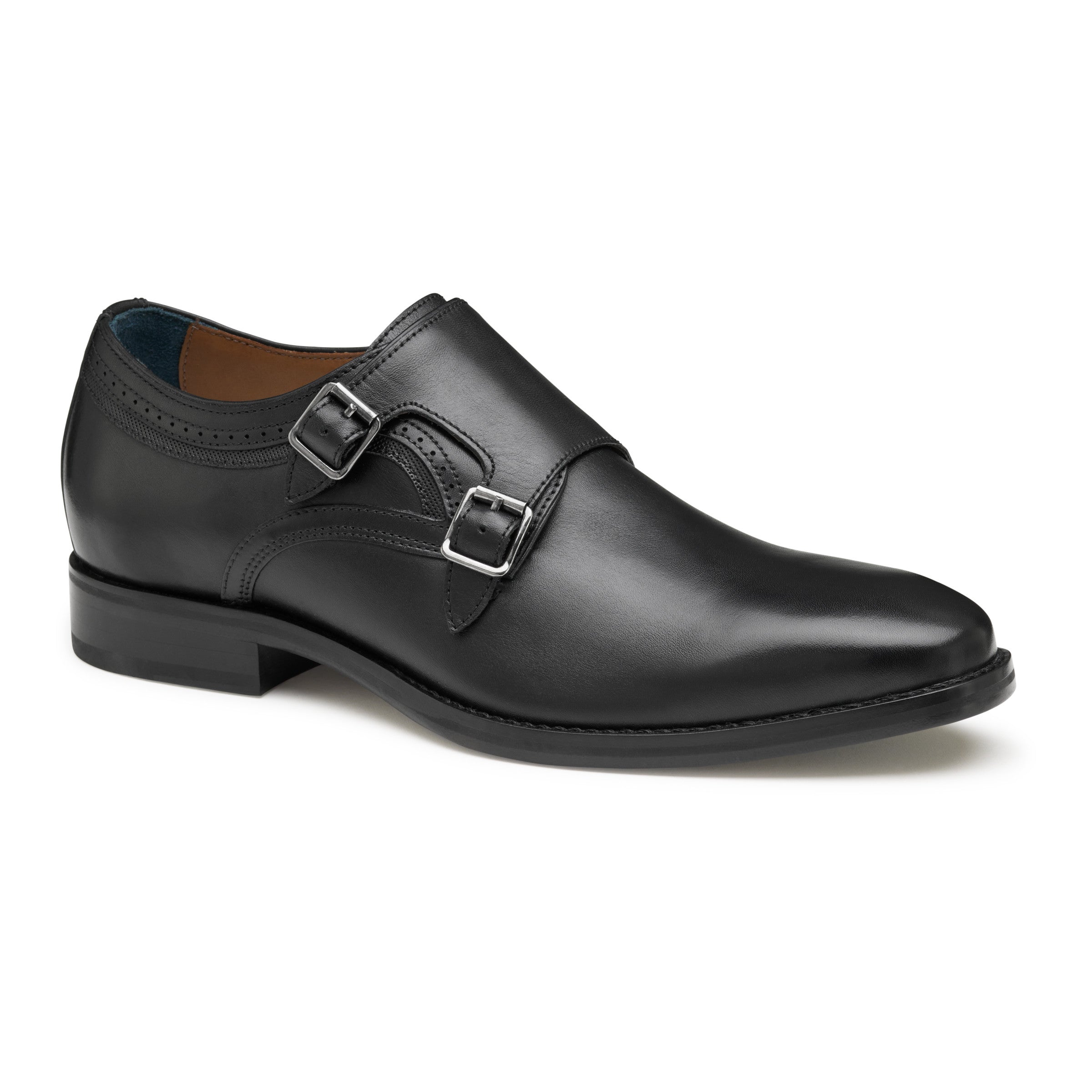 Johnston & Murphy Danridge Double Buckle Monk Dress Shoes