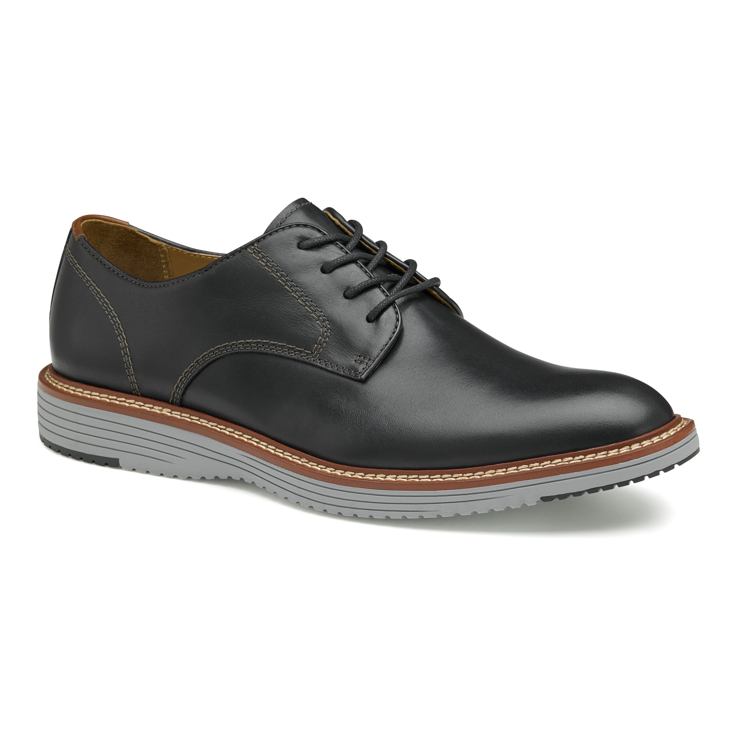 Johnston & Murphy Upton Dress Shoes Plain Toe Black