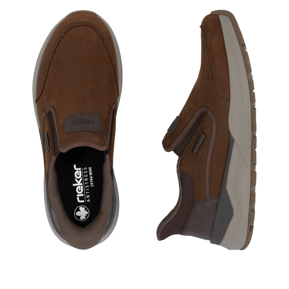 Rieker Men's 06052 Shoes Brown Leather