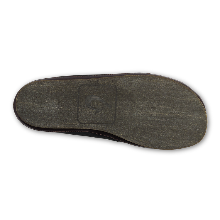 OluKai Men's Moloā Slippers Black / Dark Java