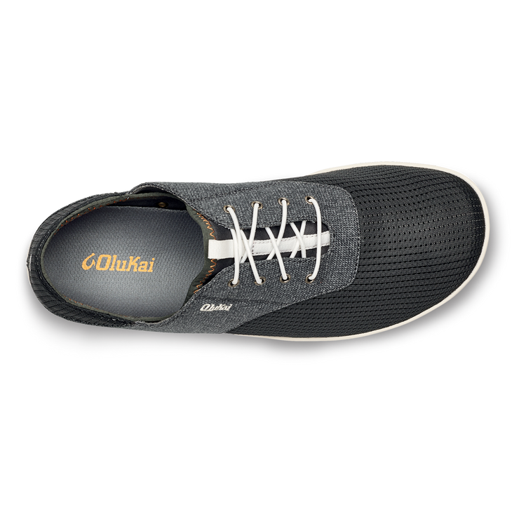 OluKai Men's Nohea Moku Slip-On Sneakers Dark Shadow
