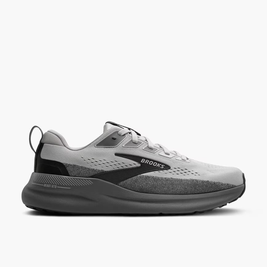 Brooks Men's Beast GTS 26 Runners Gray/Gray/Blackened Pearl