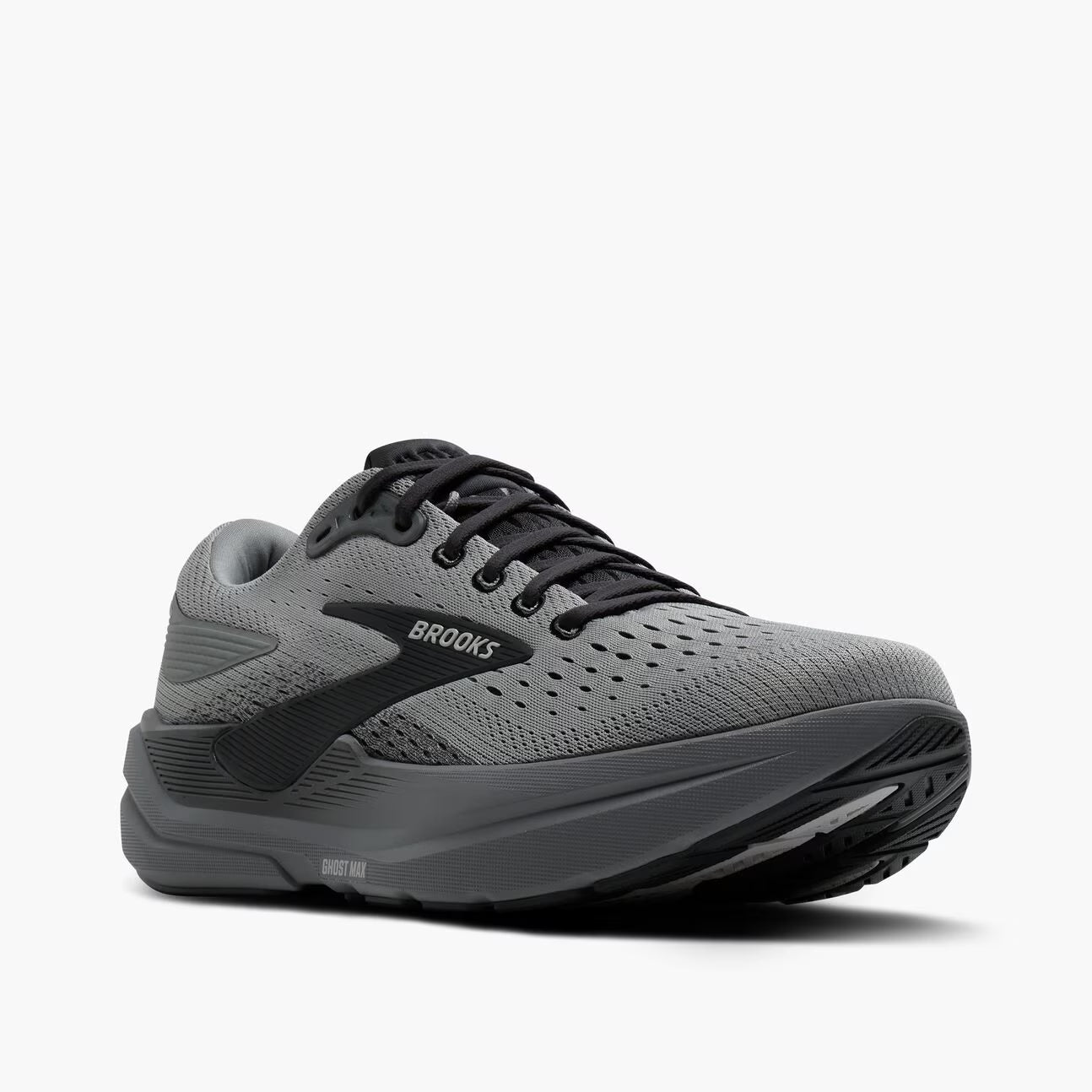 Brooks Men's Ghost Max 3 Runners Primer Grey/Ebony