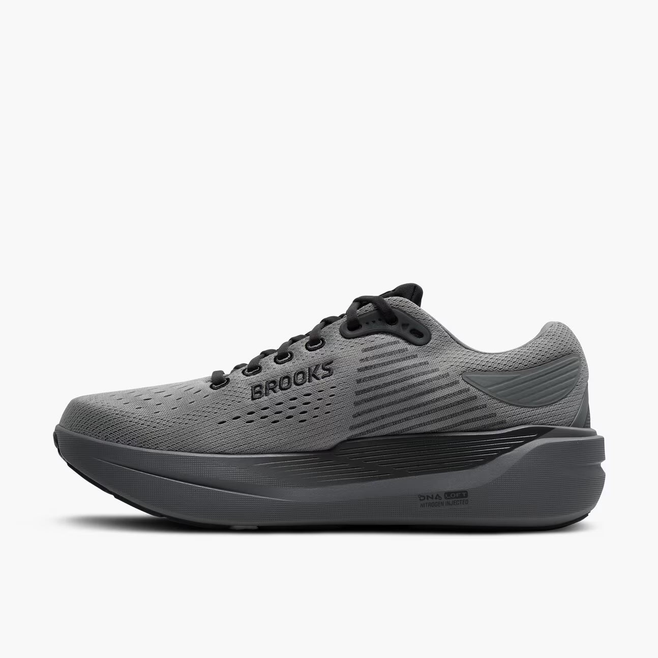 Brooks Men's Ghost Max 3 Runners Primer Grey/Ebony