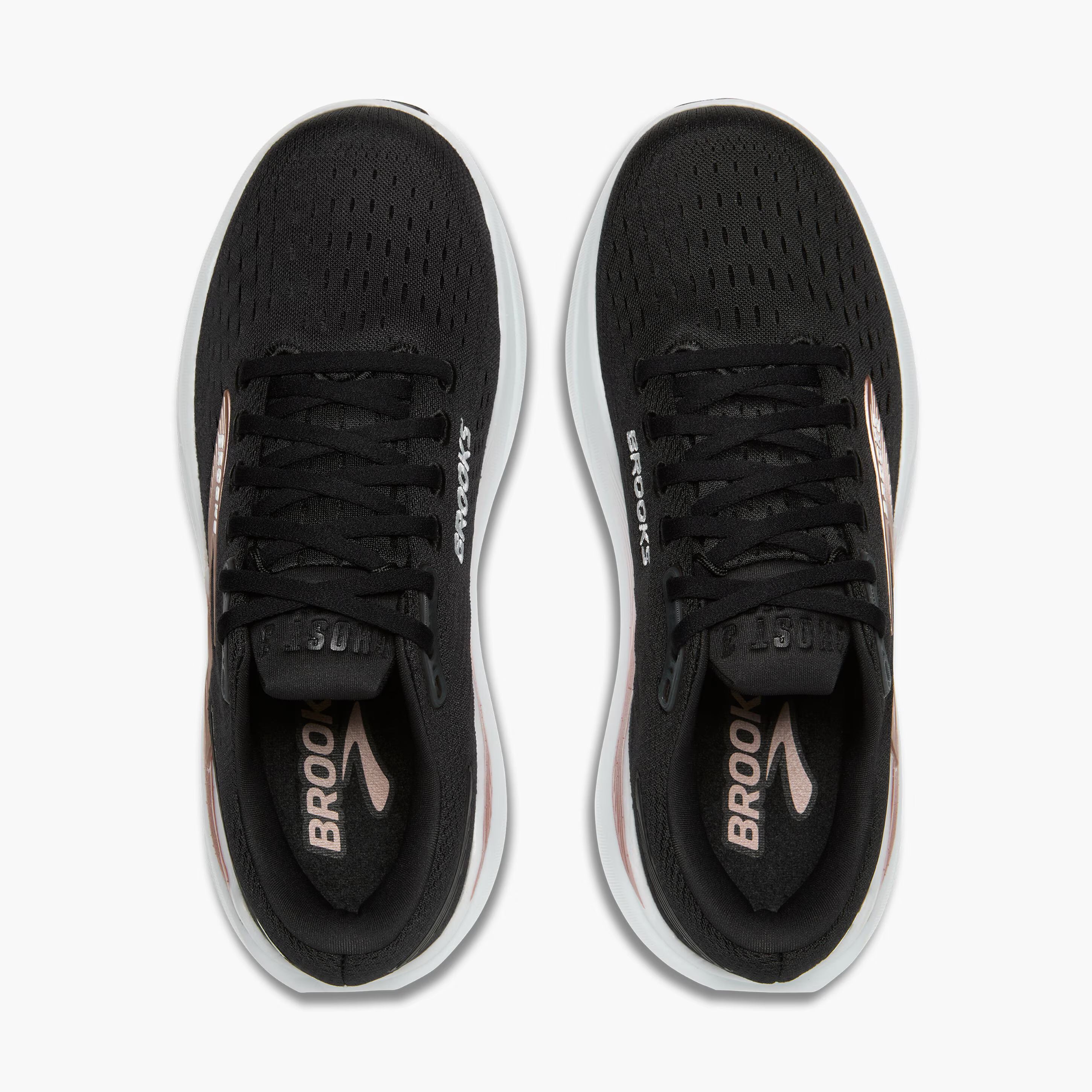 Brooks Women's Ghost Max 3 Runners Black/Black/Rose Gold