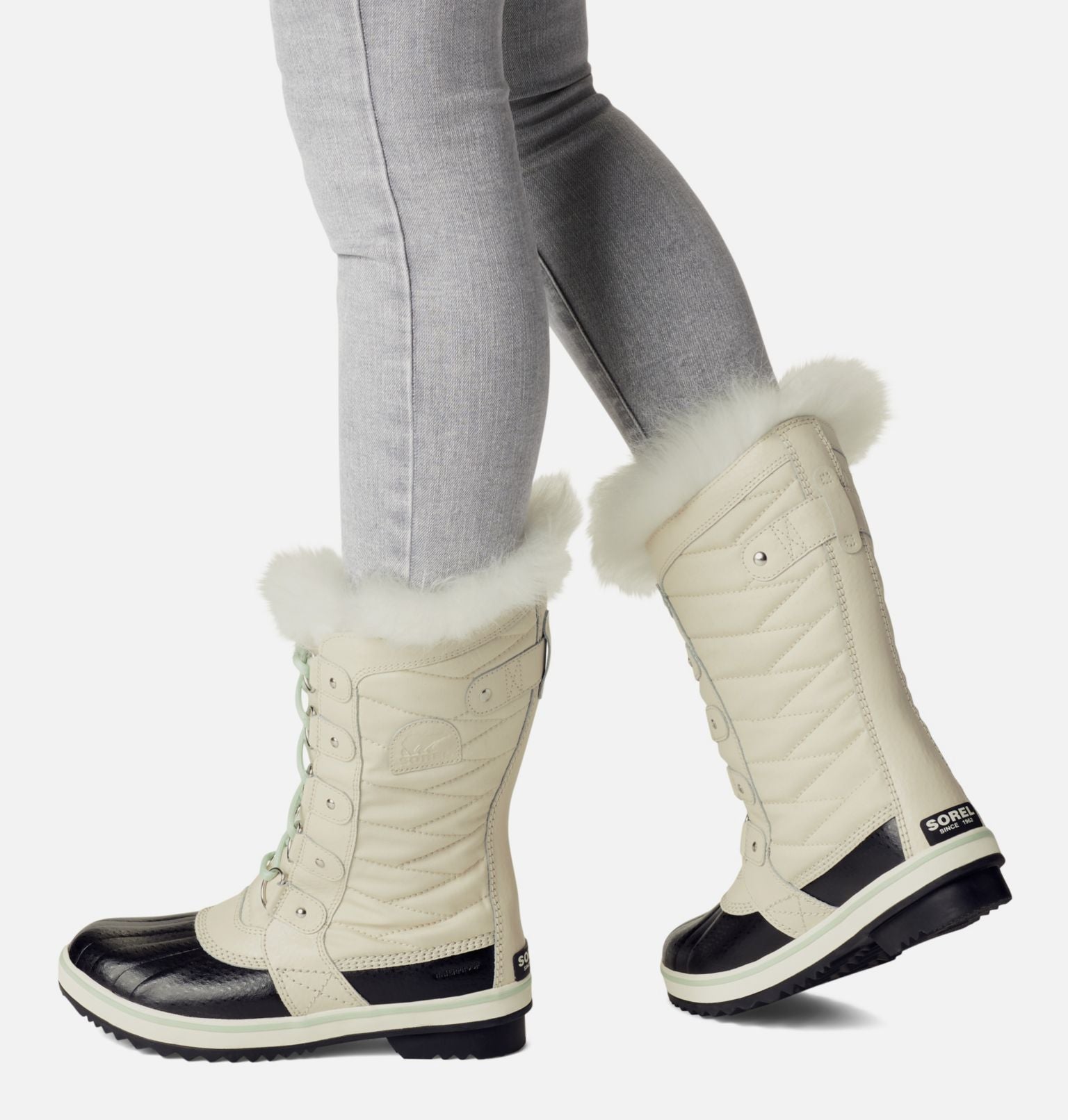 Sorel Women's Tofino II Waterproof Boots Fawn, Sea Sprite