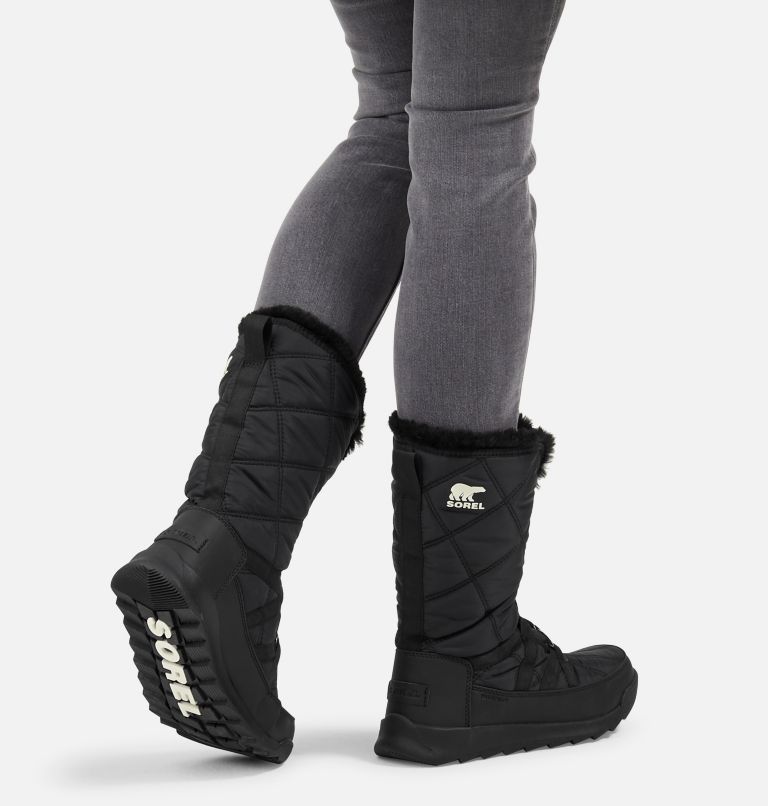 Sorel Women's Whitney II Tall Lace Waterproof Boots Black
