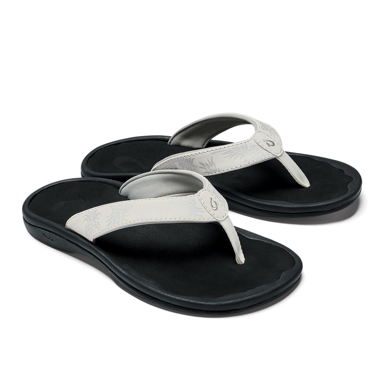 OluKai Women's 'Ohana Flip-Flops Bright White