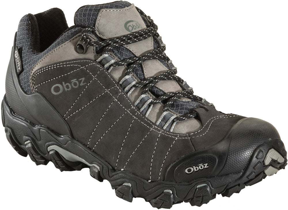 Oboz Men's Bridger Low Waterproof Hiking Shoes DK Shadow