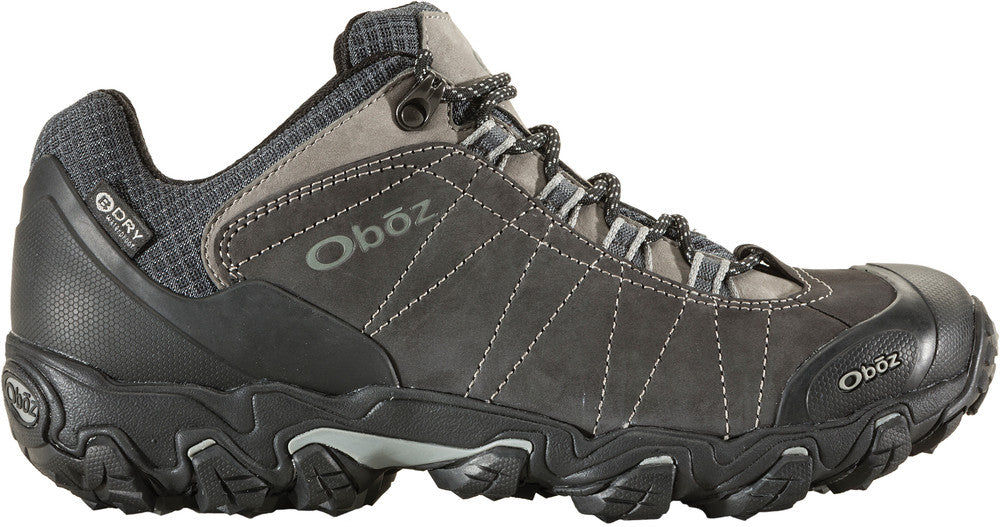 Oboz Men's Bridger Low Waterproof Hiking Shoes DK Shadow