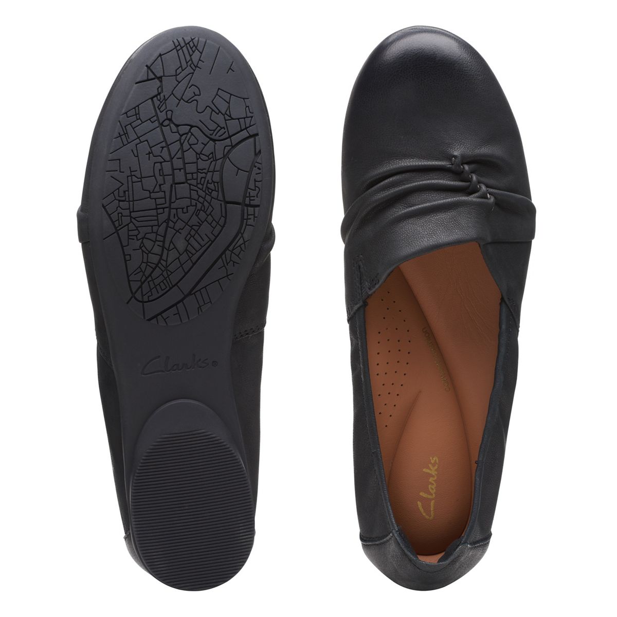 Clarks Women's Rena Way Flats Black